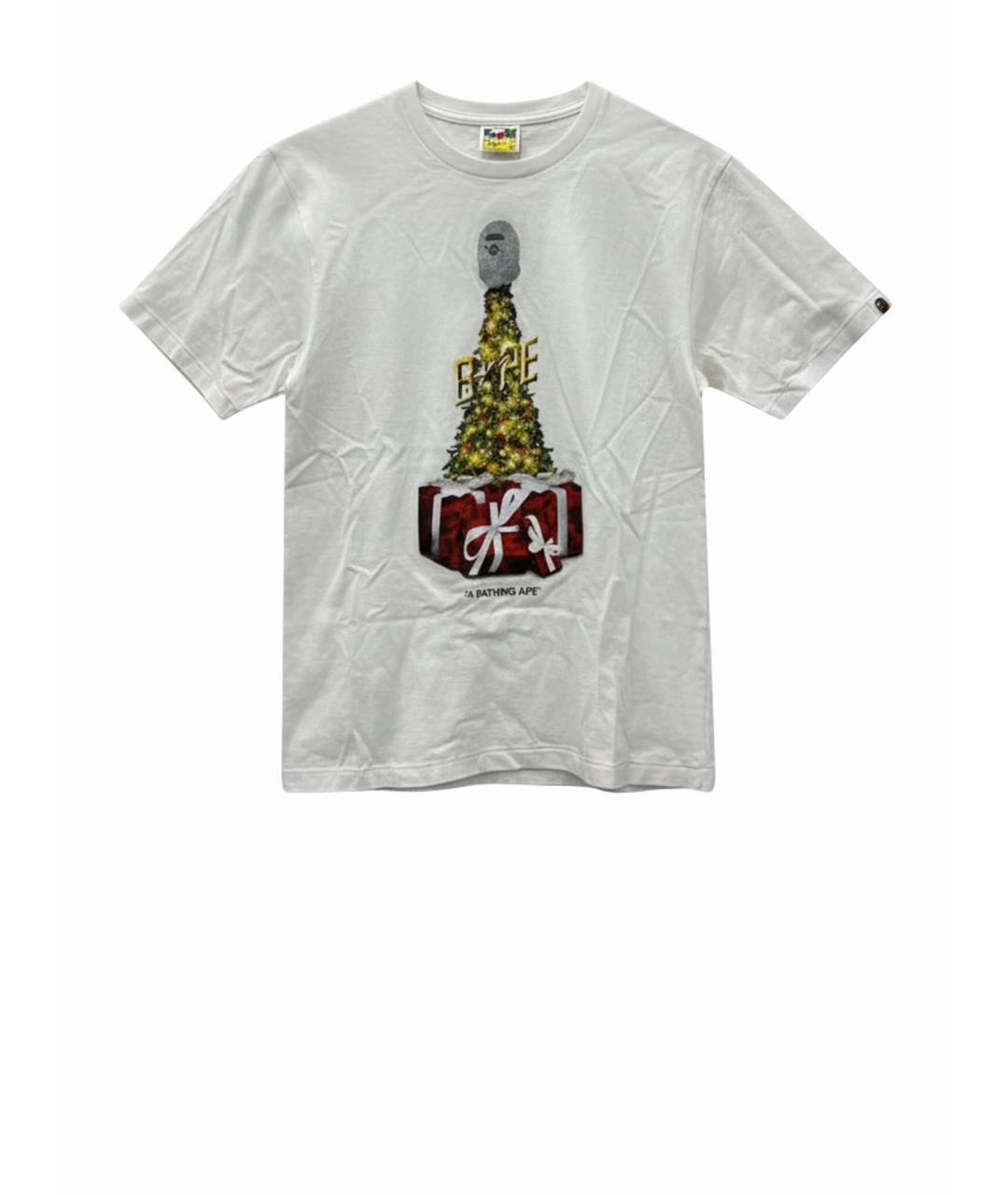 A BATHING APE Белая футболка, фото 1