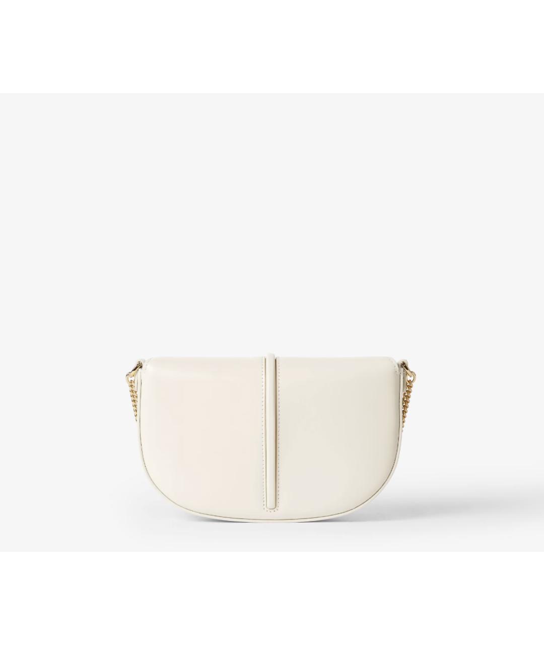 FENDI Белая кожаная сумка через плечо, фото 4