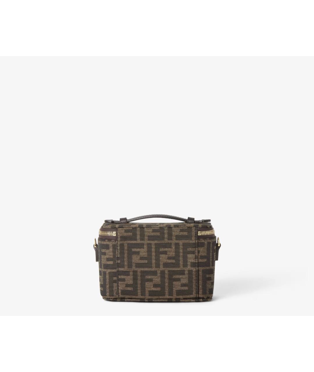 FENDI Коричневая сумка через плечо, фото 4