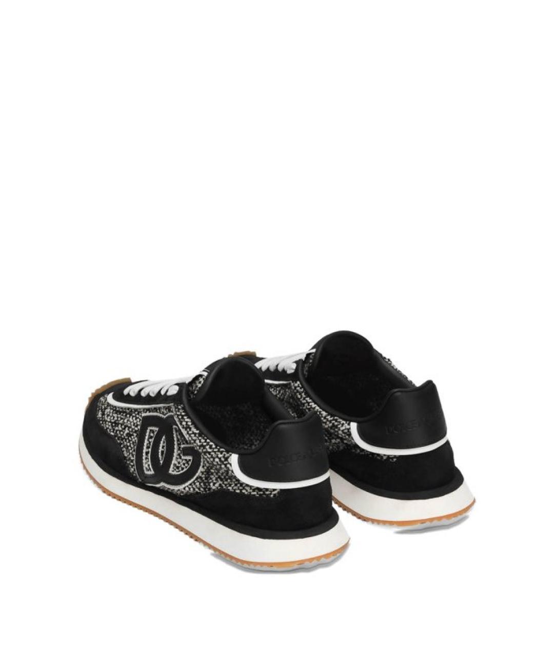 DOLCE&GABBANA Черные кроссовки, фото 3
