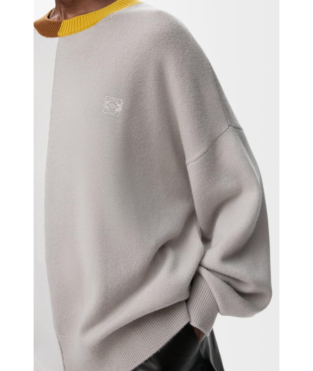 LOEWE Мульти шерстяной джемпер / свитер, фото 5