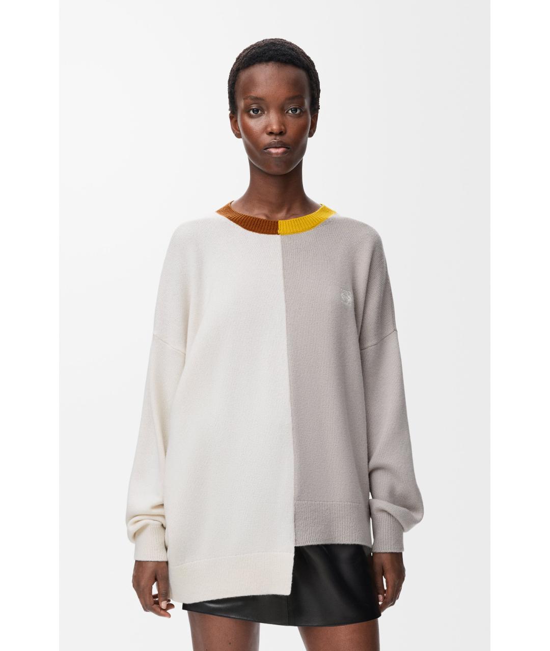 LOEWE Мульти шерстяной джемпер / свитер, фото 3