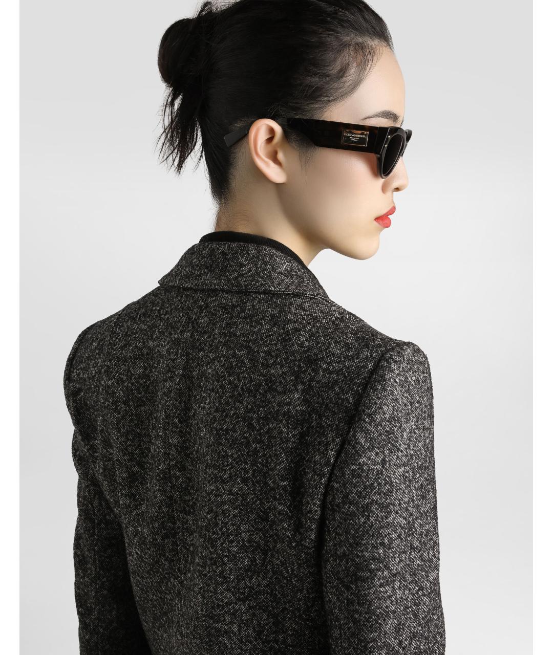 DOLCE&GABBANA Мульти шерстяной жакет/пиджак, фото 5