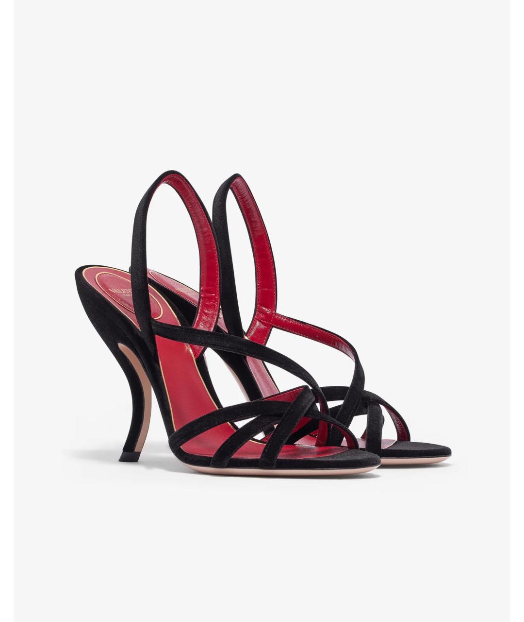 VALENTINO Черные босоножки, фото 3