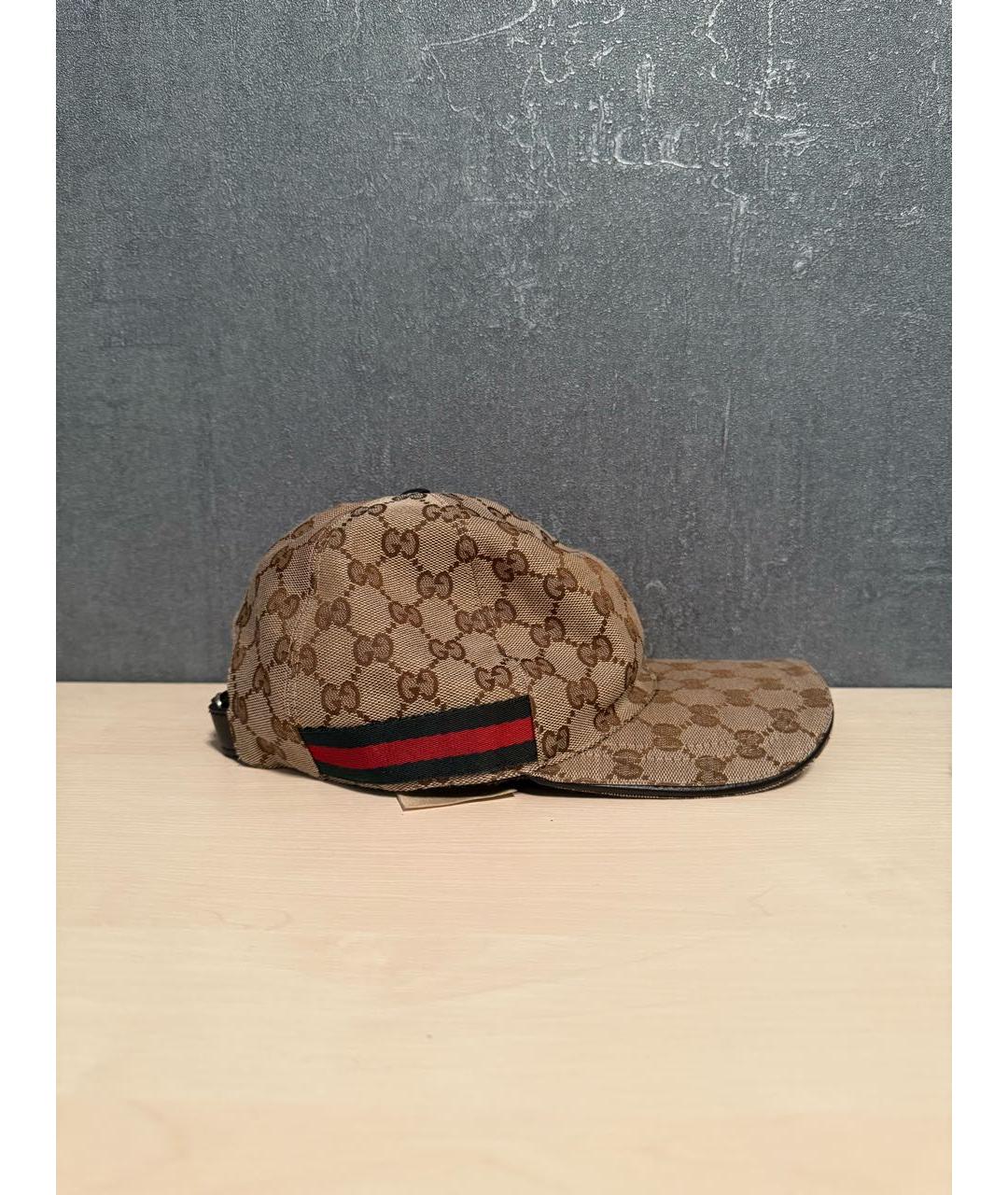 GUCCI Бежевая кепка/бейсболка, фото 2