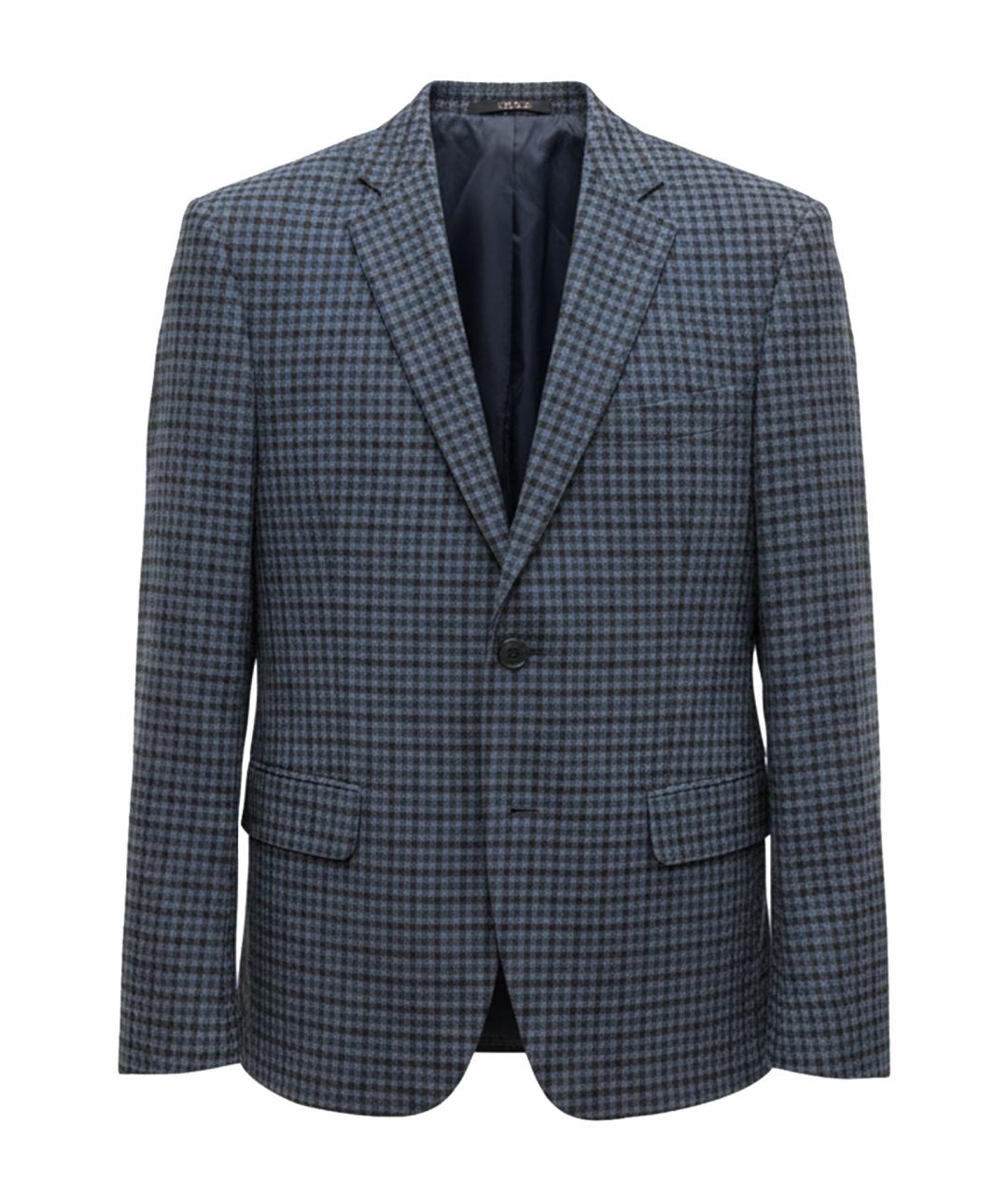 PAL ZILERI Темно-синий шерстяной пиджак, фото 1