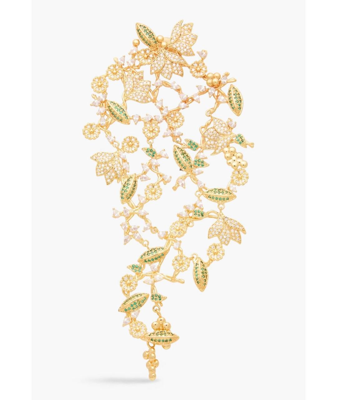 ZIMMERMANN Золотые латунные серьги, фото 6