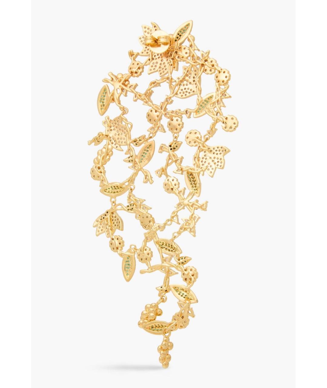 ZIMMERMANN Золотые латунные серьги, фото 5