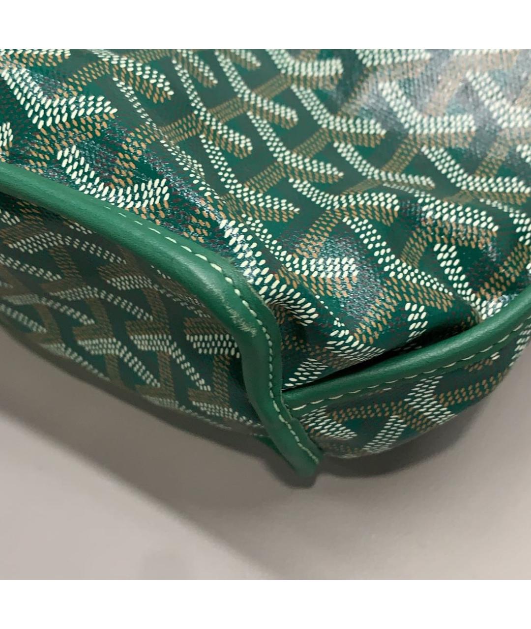 GOYARD Зеленая сумка тоут, фото 5