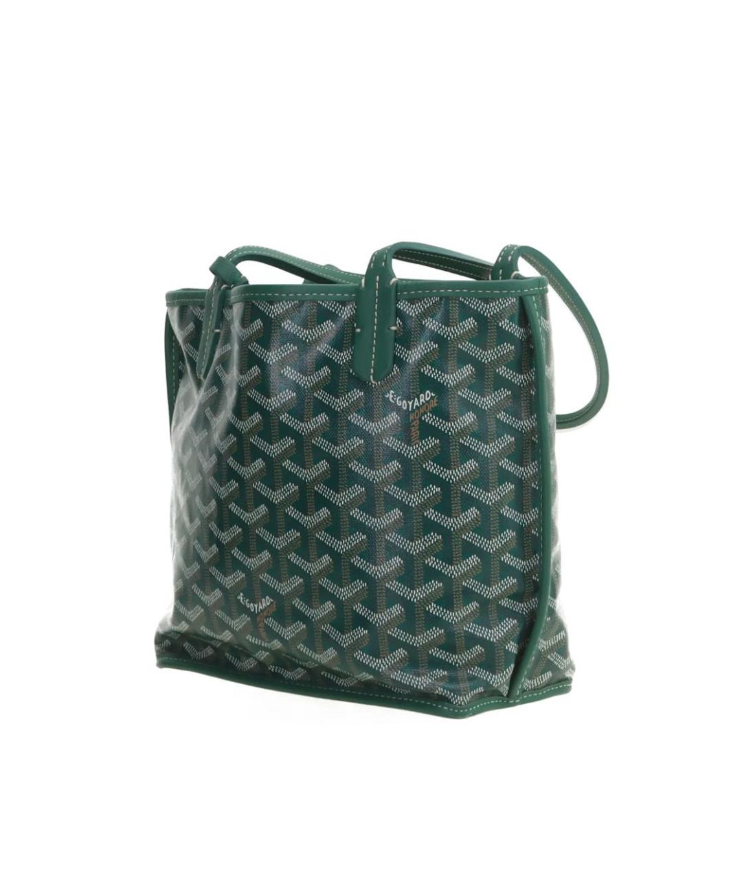 GOYARD Зеленая сумка тоут, фото 2