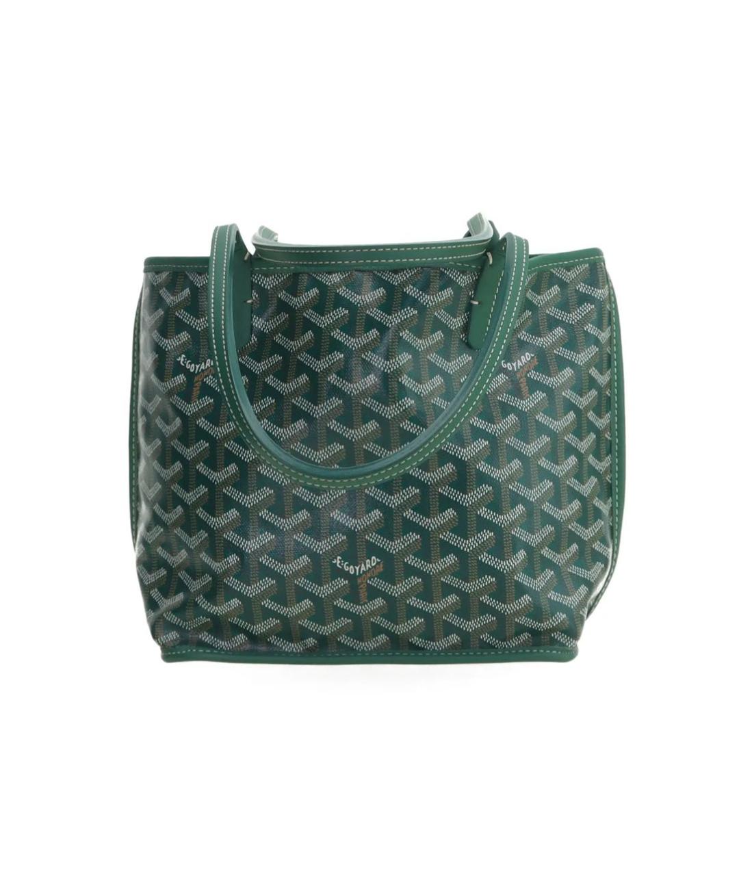 GOYARD Зеленая сумка тоут, фото 3