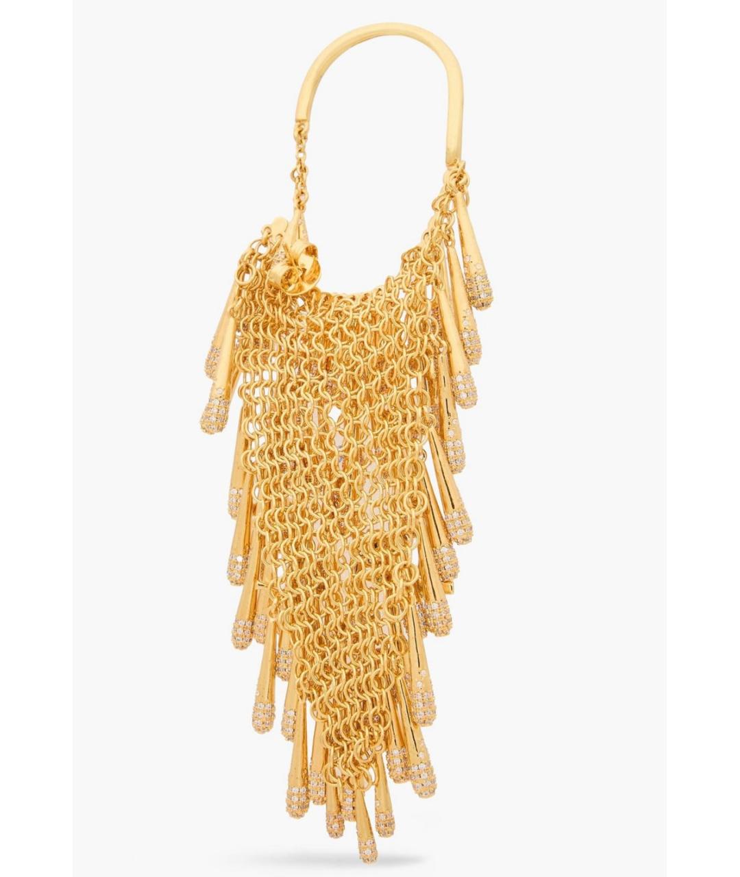 ZIMMERMANN Золотые латунные серьги, фото 5