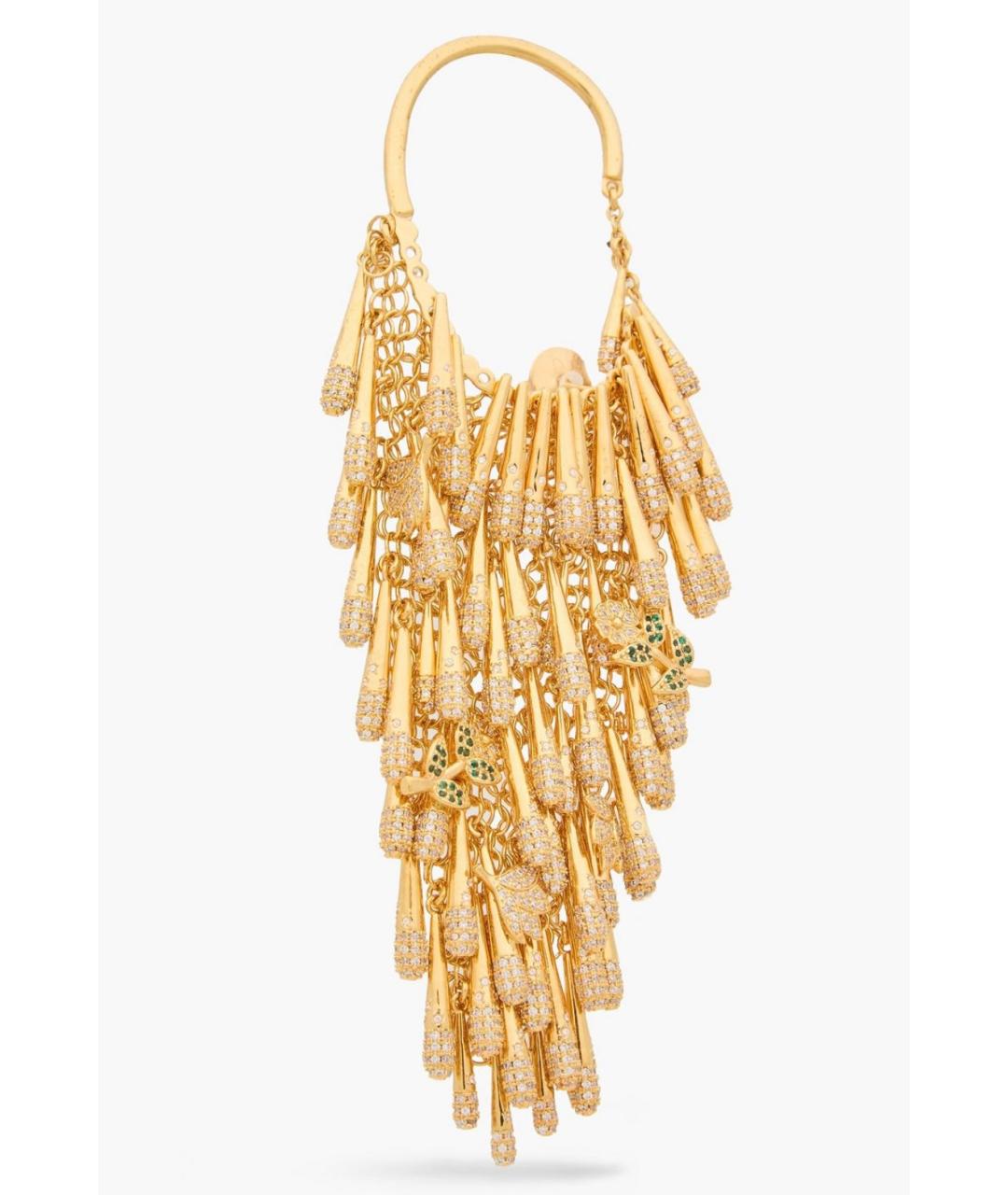 ZIMMERMANN Золотые латунные серьги, фото 3