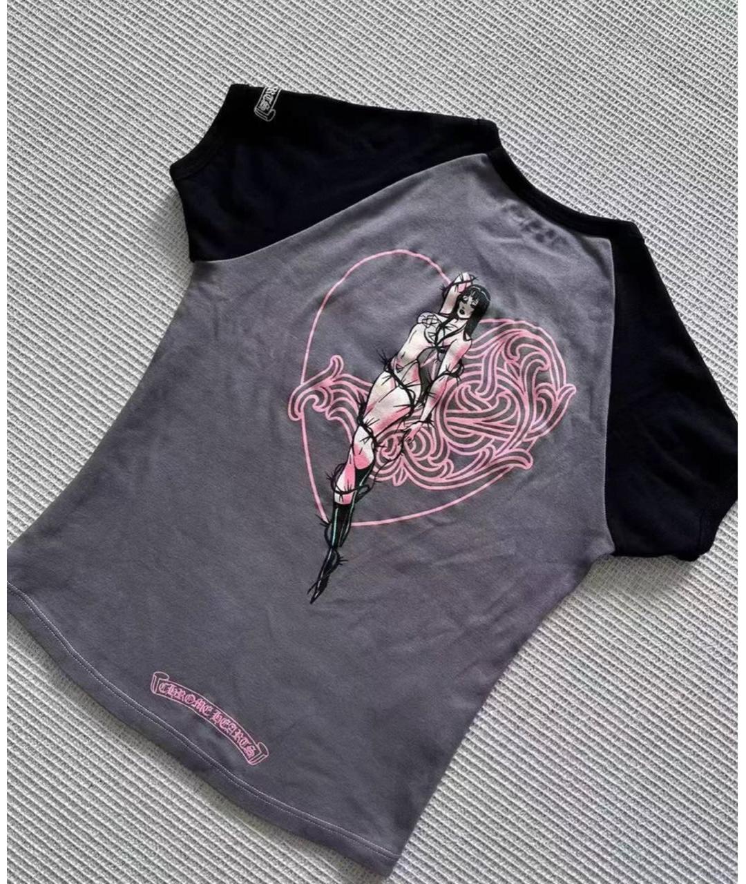 CHROME HEARTS Мульти футболка, фото 4