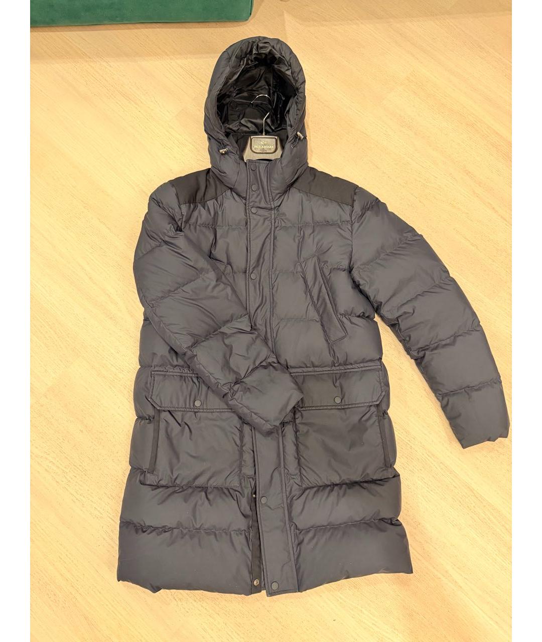 PAUL & SHARK Темно-синяя полиэстеровая куртка, фото 7