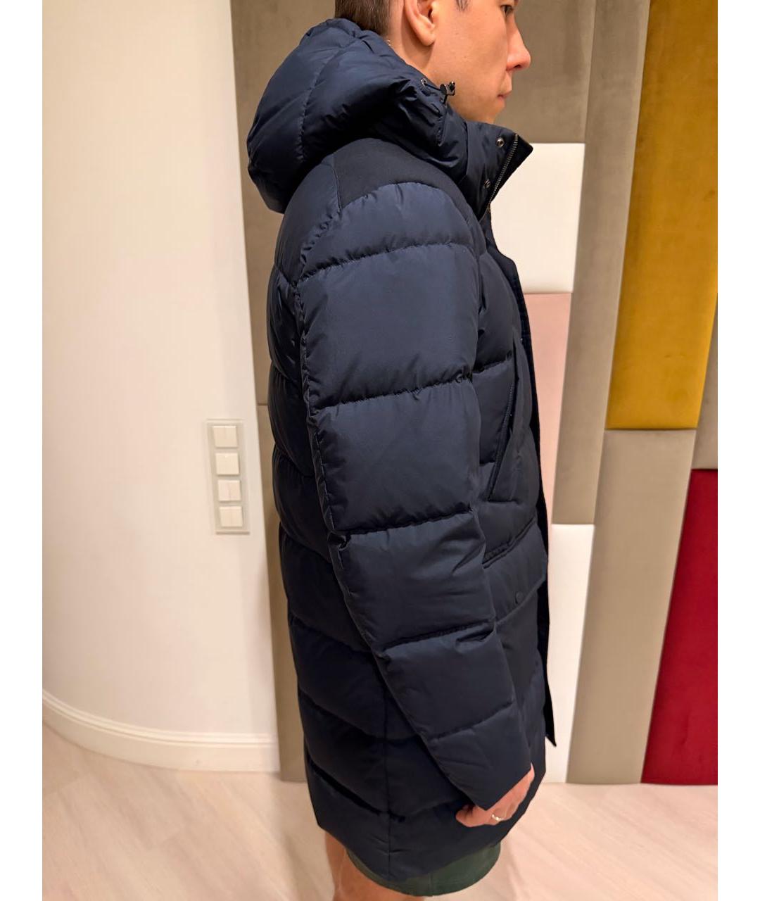 PAUL & SHARK Темно-синяя полиэстеровая куртка, фото 7