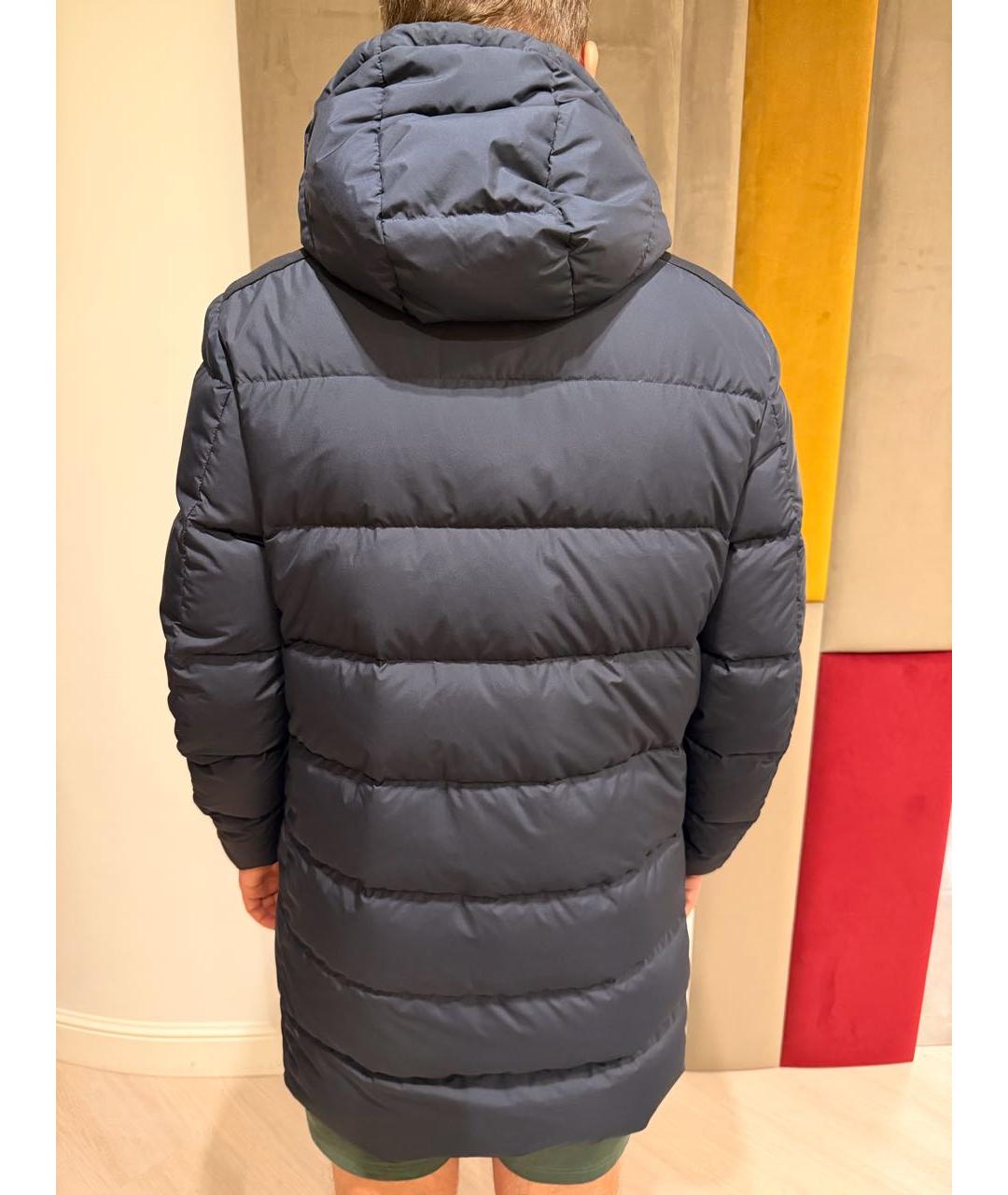 PAUL & SHARK Темно-синяя полиэстеровая куртка, фото 2