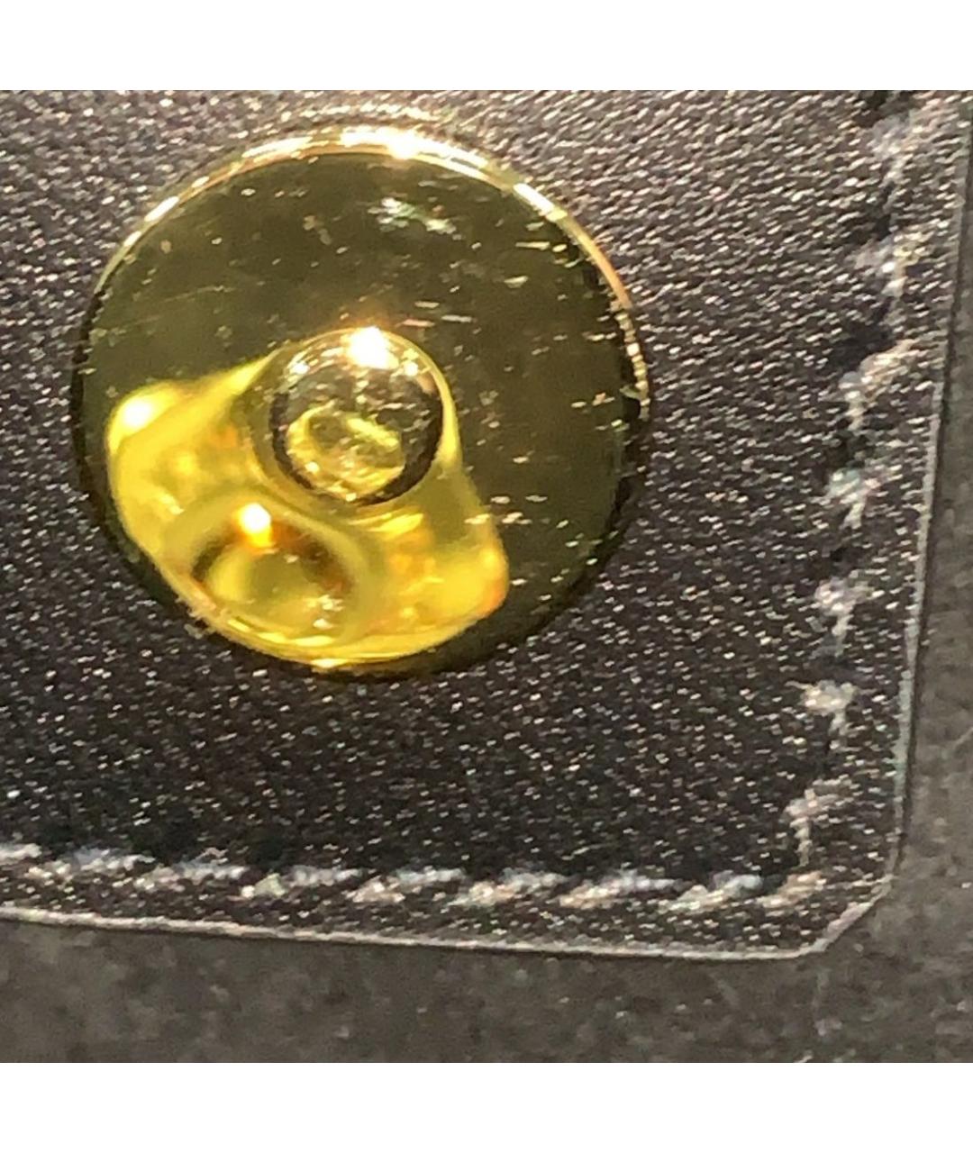 SAINT LAURENT Черная кожаная сумка с короткими ручками, фото 6