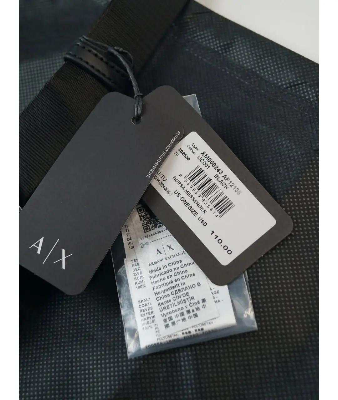 ARMANI EXCHANGE Черная сумка на плечо, фото 5