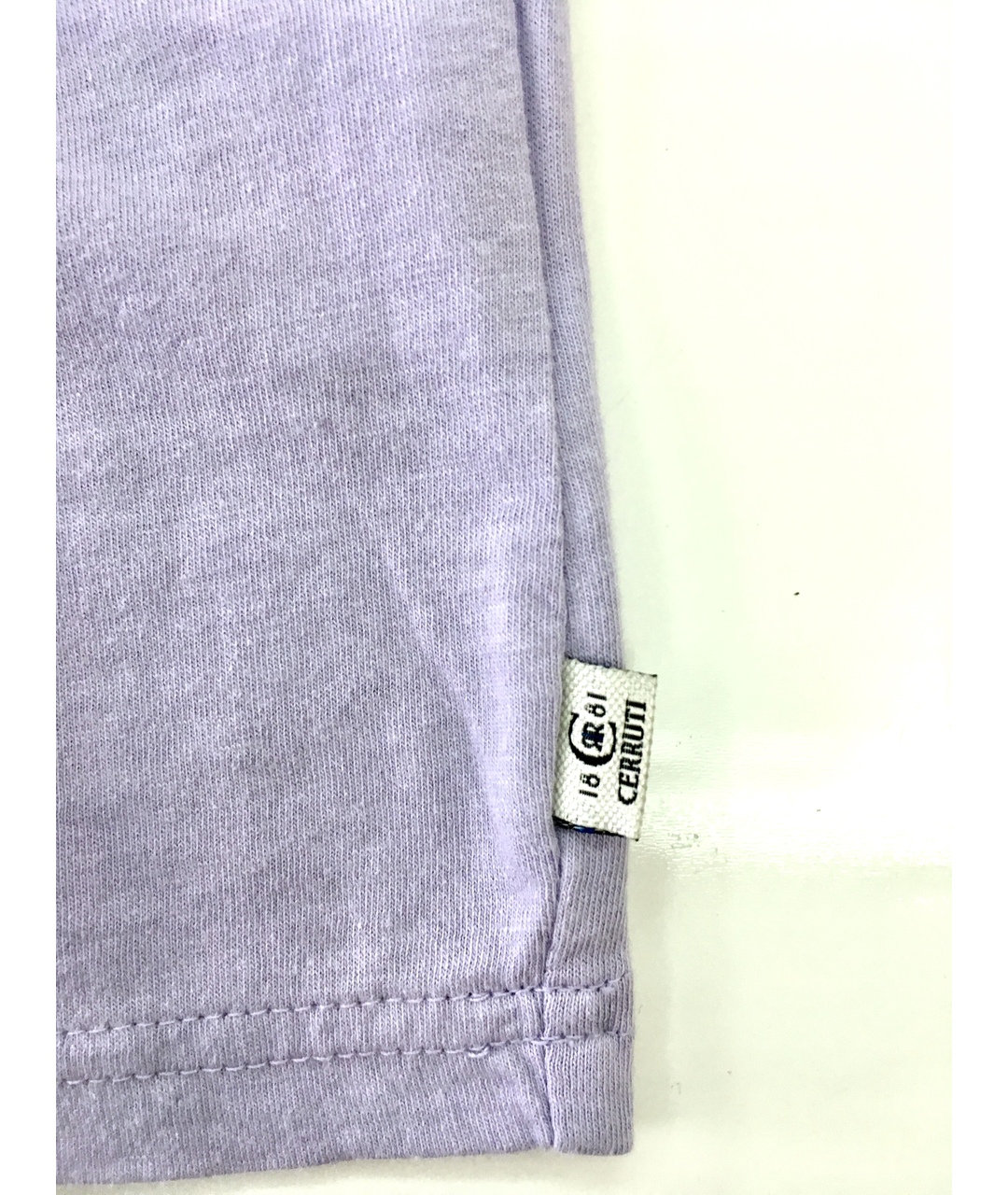 CERRUTI 1881 Фиолетовая хлопковая футболка, фото 4