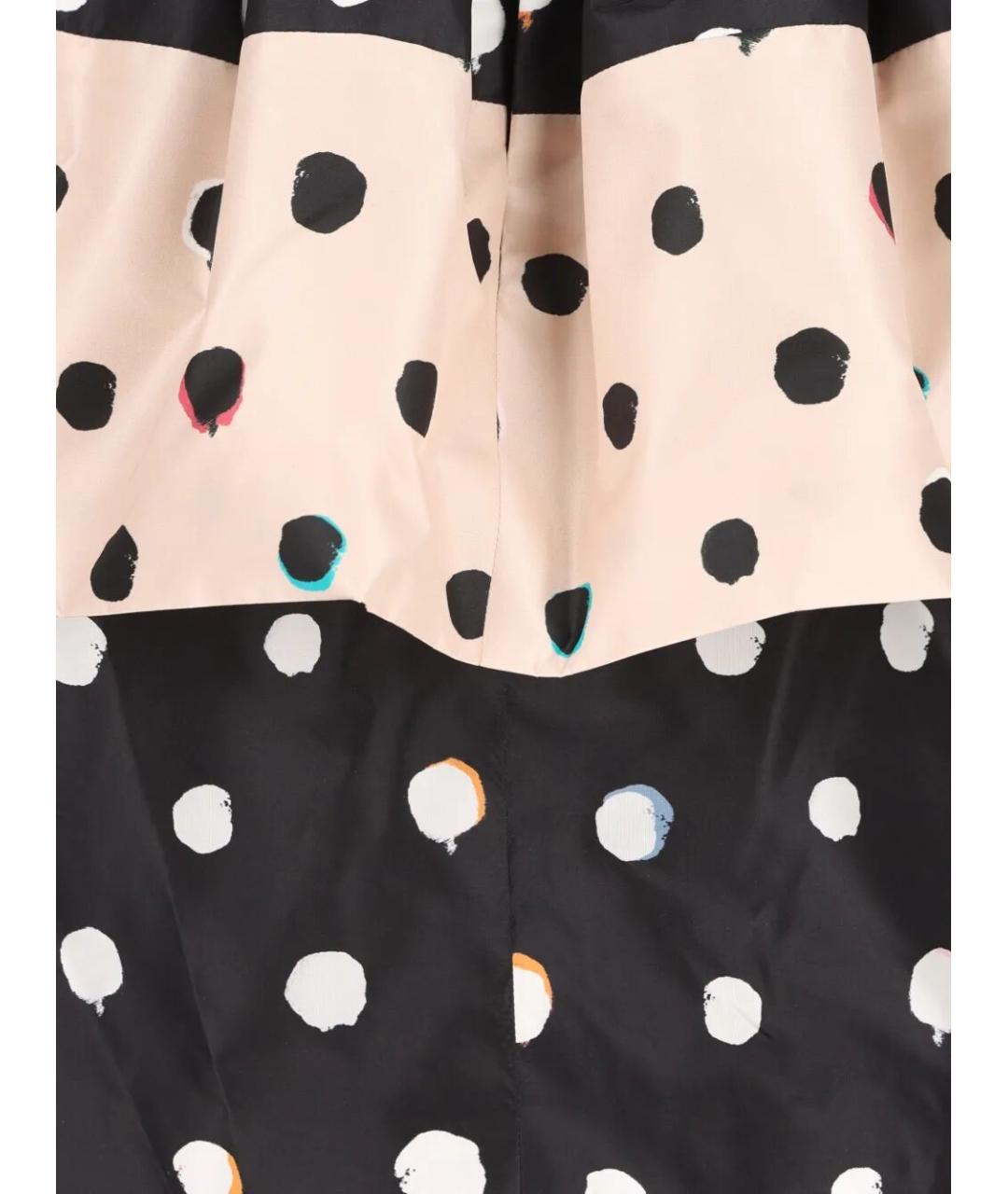 FENDI Мульти шелковое коктейльное платье, фото 4