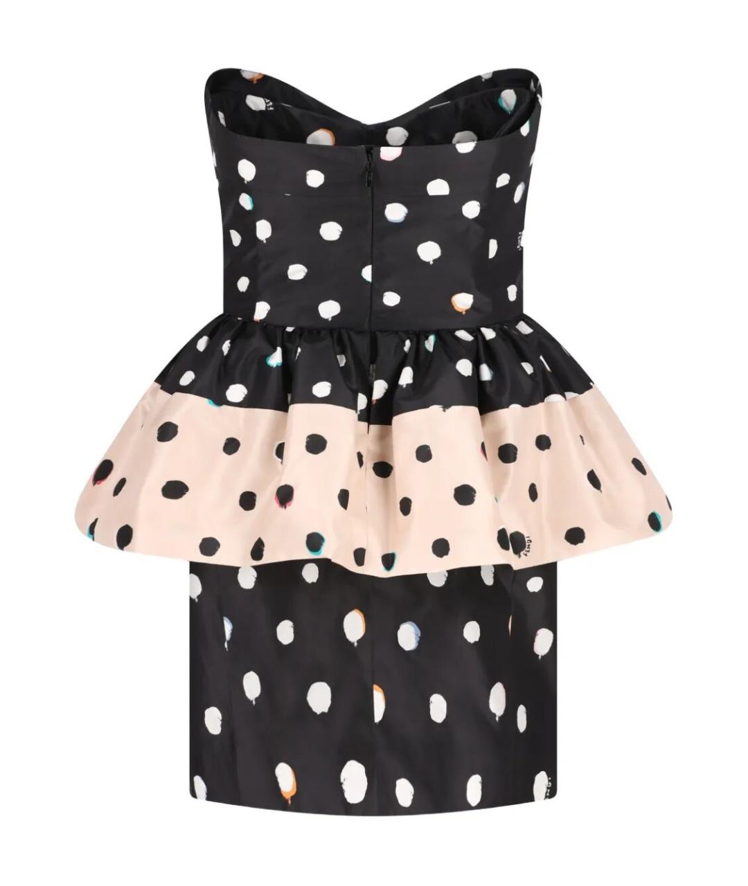 FENDI Мульти шелковое коктейльное платье, фото 2