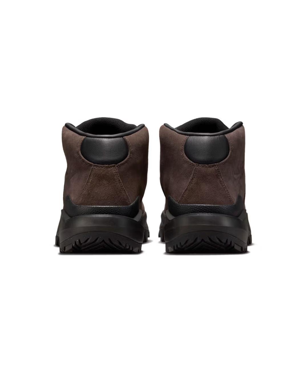 NIKE Коричневые замшевые высокие ботинки, фото 4