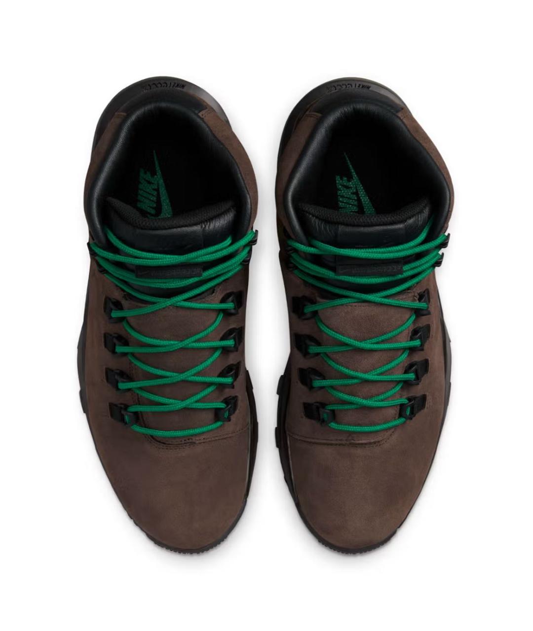 NIKE Коричневые замшевые высокие ботинки, фото 3