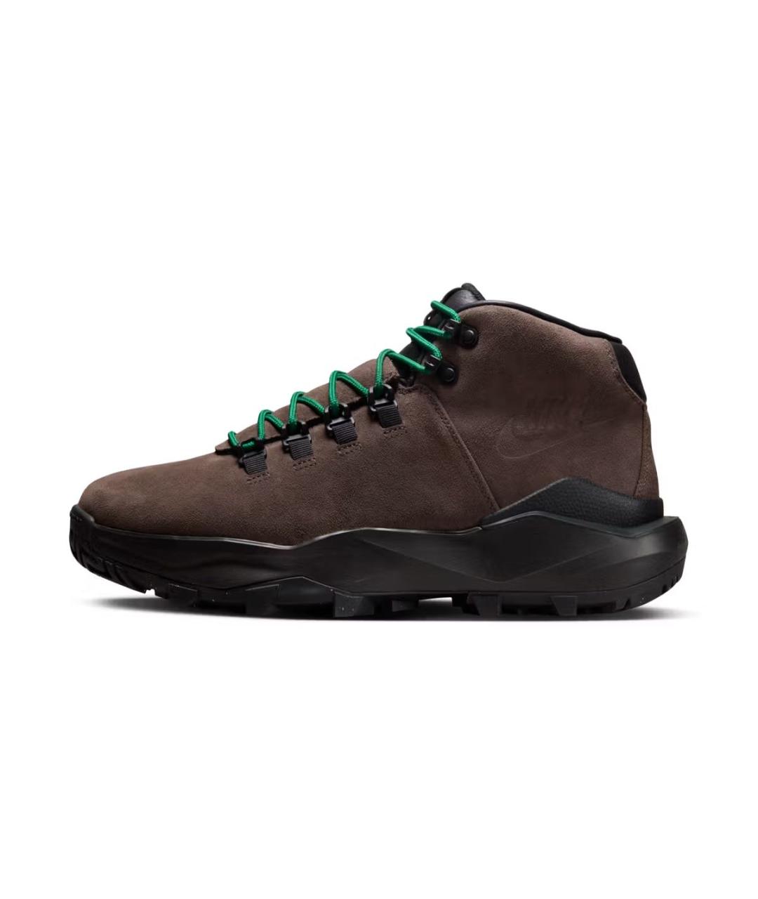 NIKE Коричневые замшевые высокие ботинки, фото 5