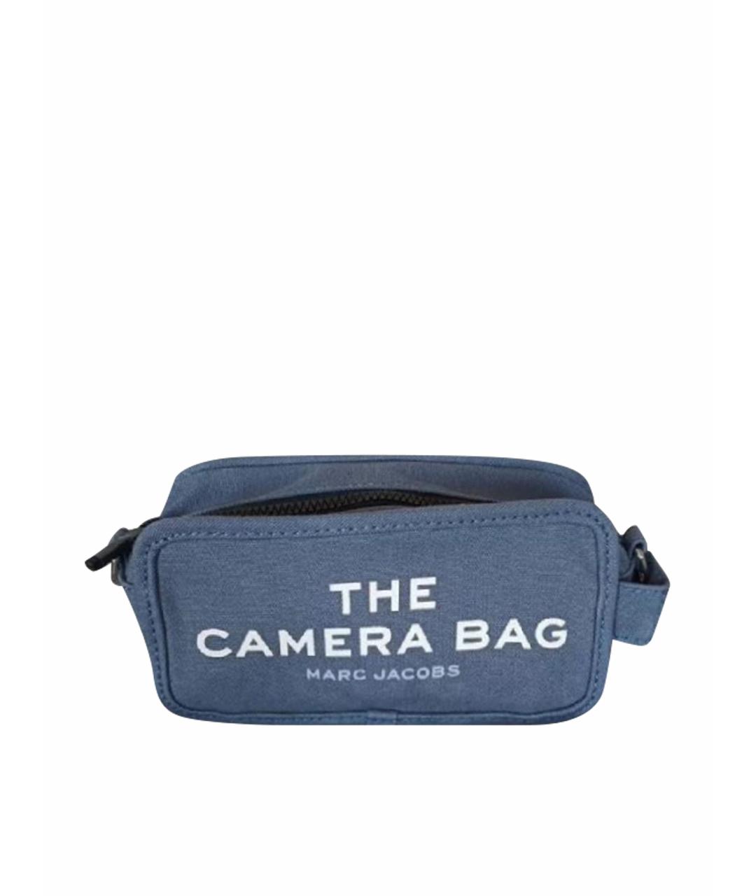 MARC JACOBS Синяя хлопковая сумка через плечо, фото 1