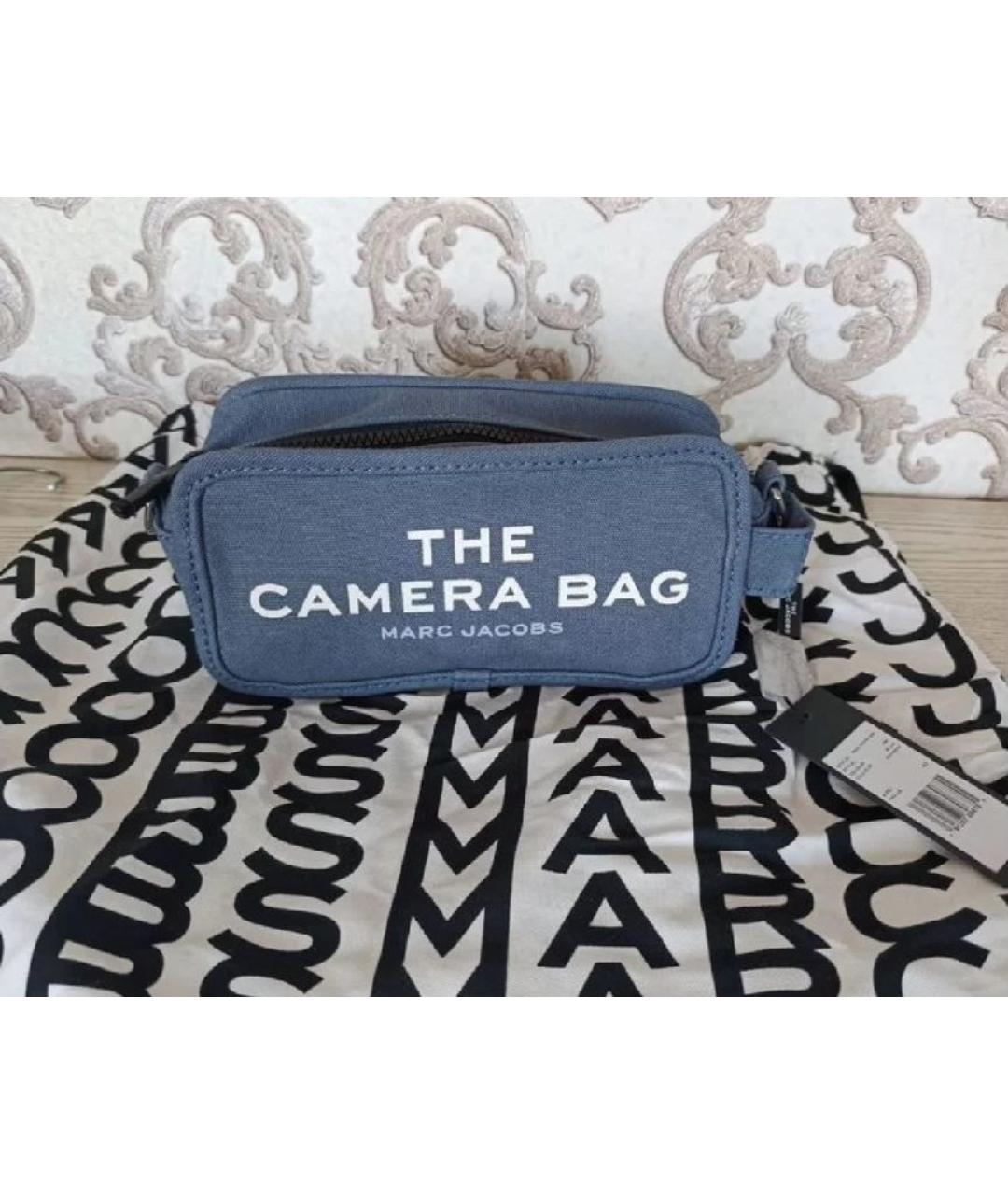 MARC JACOBS Синяя хлопковая сумка через плечо, фото 5