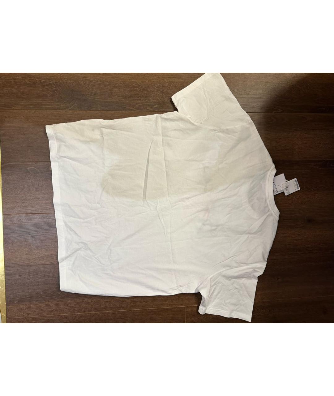 GIVENCHY Белая хлопковая футболка, фото 2