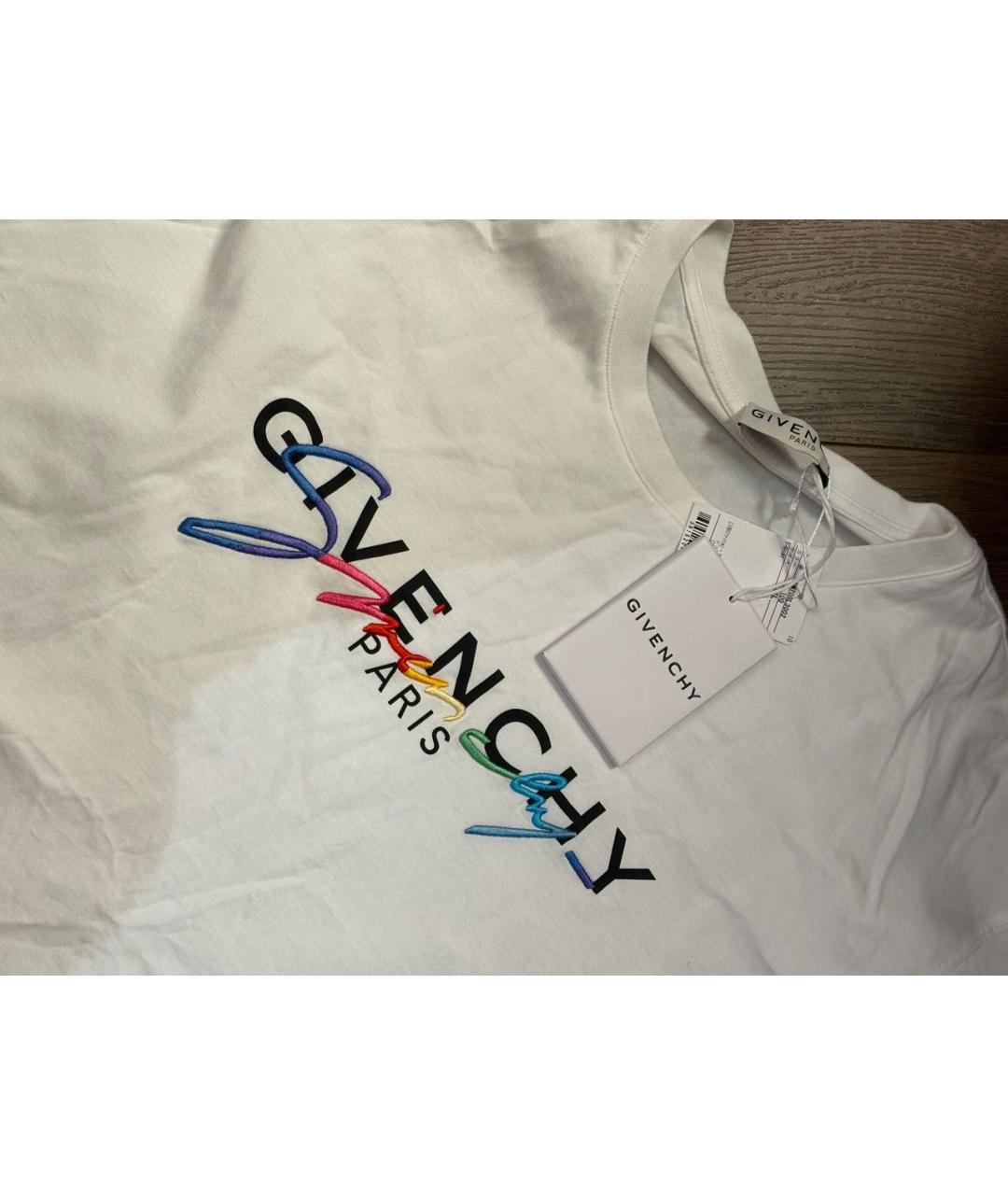 GIVENCHY Белая хлопковая футболка, фото 3