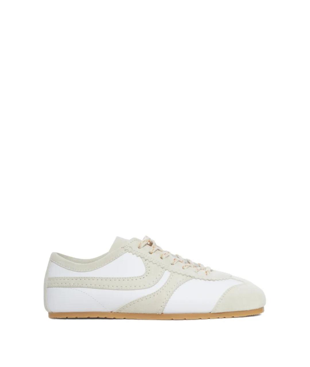 DRIES VAN NOTEN Серые кожаные кроссовки, фото 1