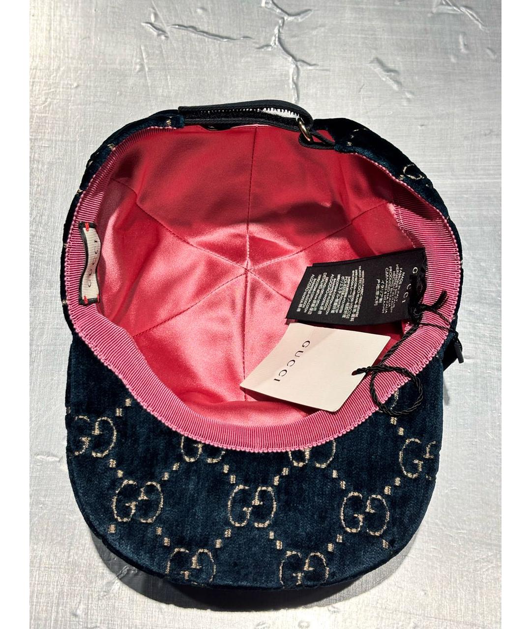 GUCCI Зеленая хлопковая кепка, фото 2