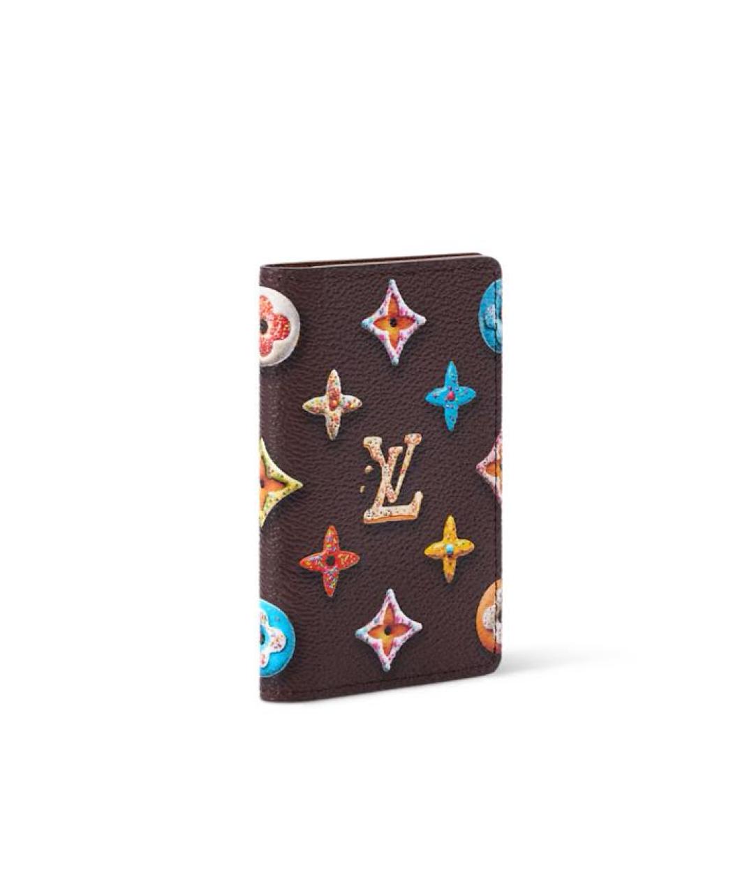 LOUIS VUITTON Коричневый кардхолдер, фото 2