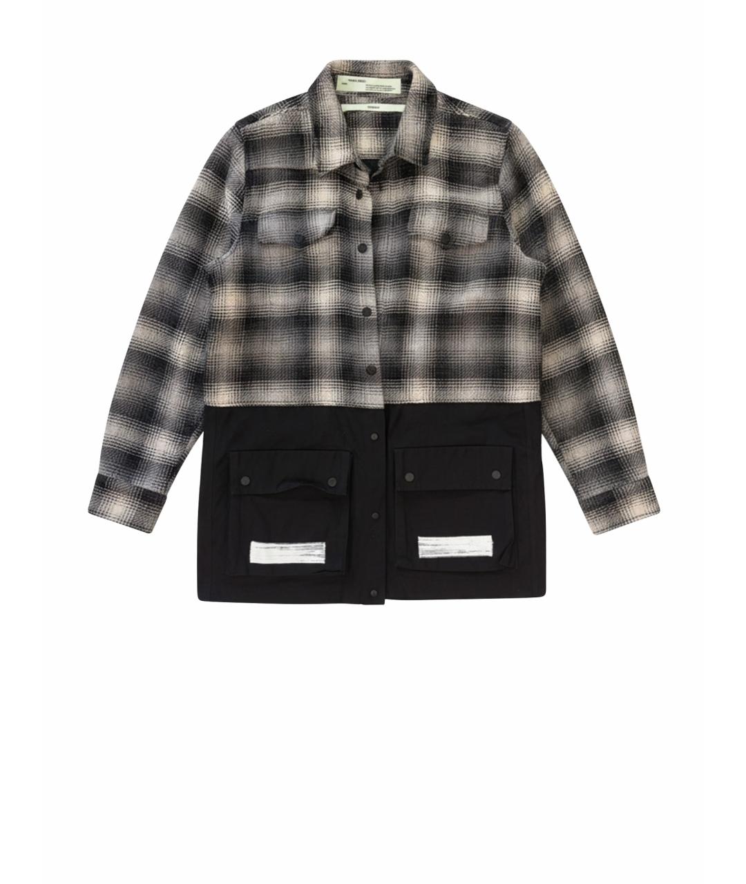 OFF-WHITE Черная хлопковая куртка, фото 1