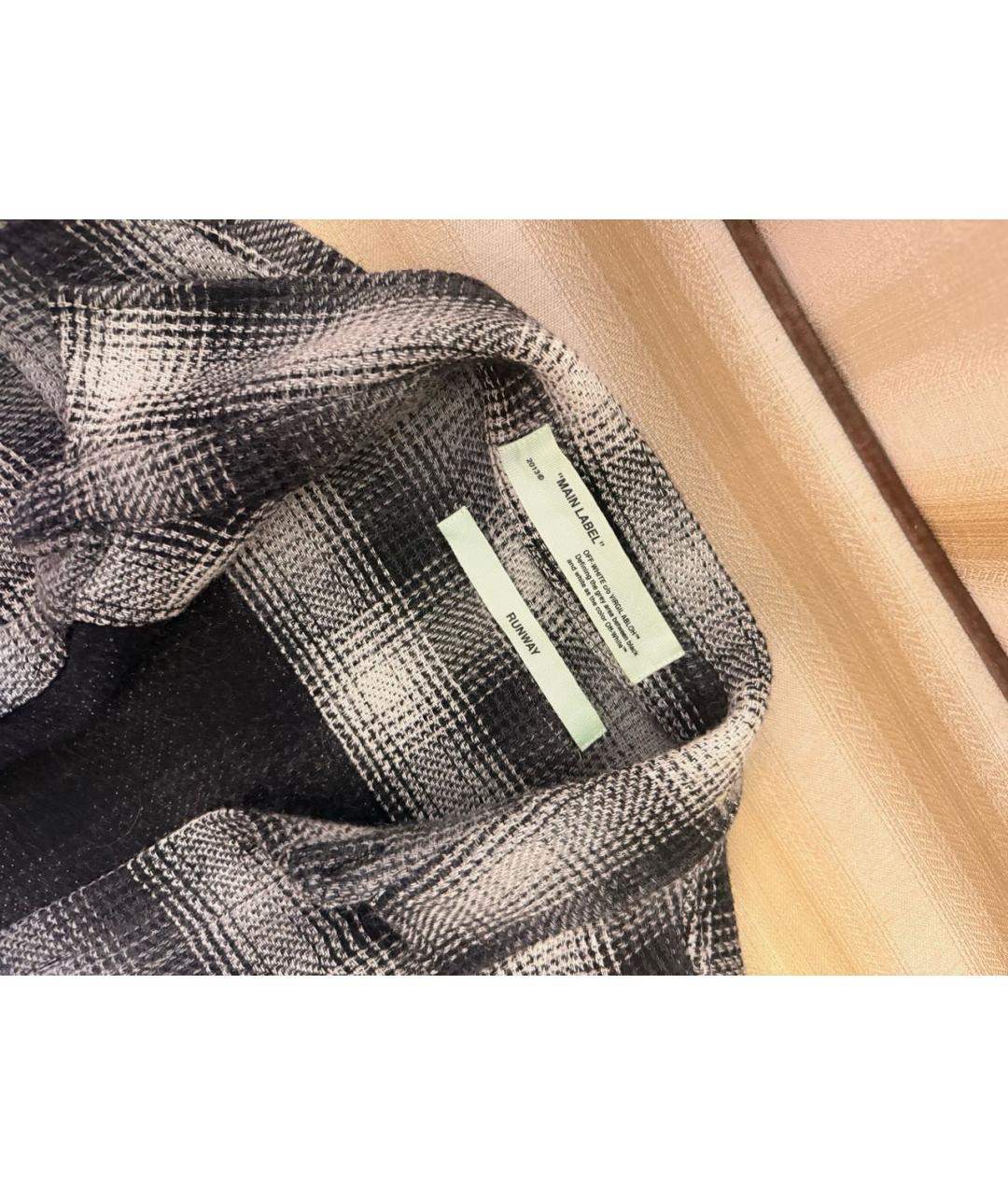 OFF-WHITE Черная хлопковая куртка, фото 3