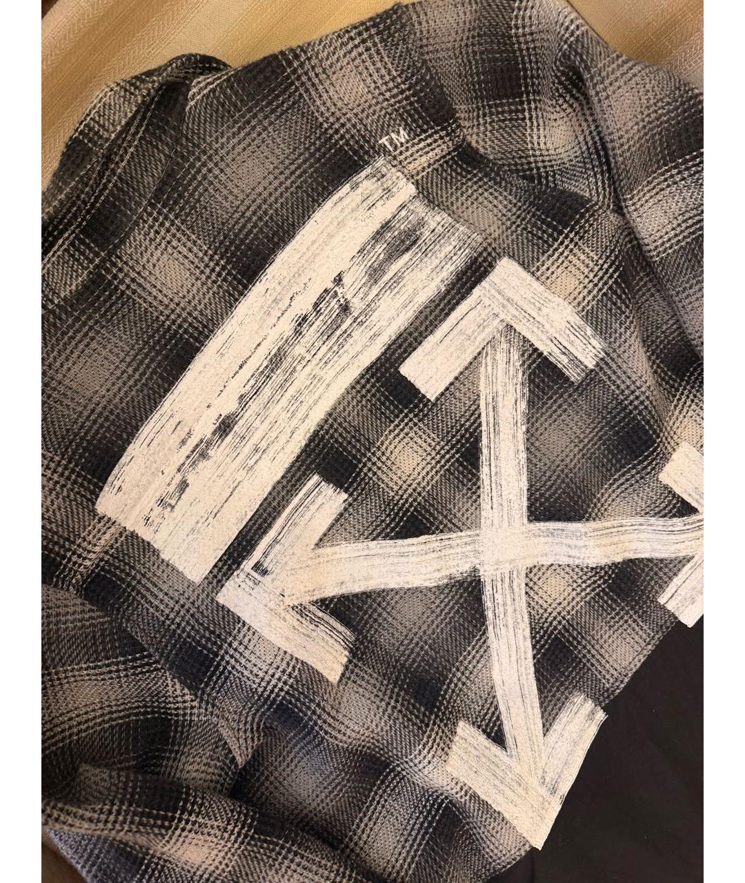 OFF-WHITE Черная хлопковая куртка, фото 5