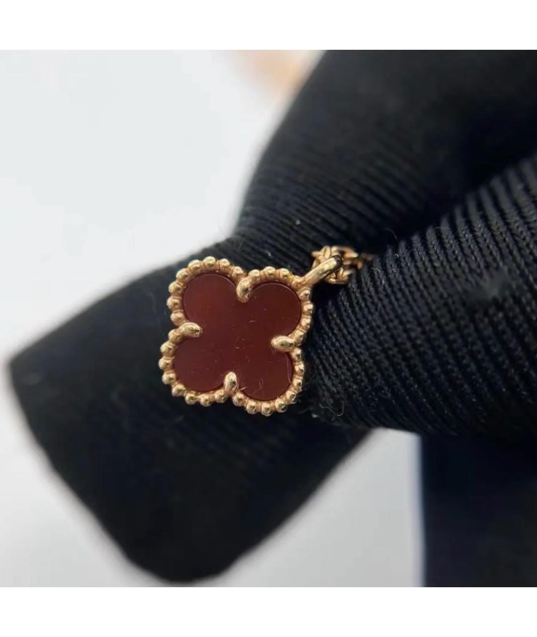 VAN CLEEF & ARPELS Бордовая подвеска, фото 2