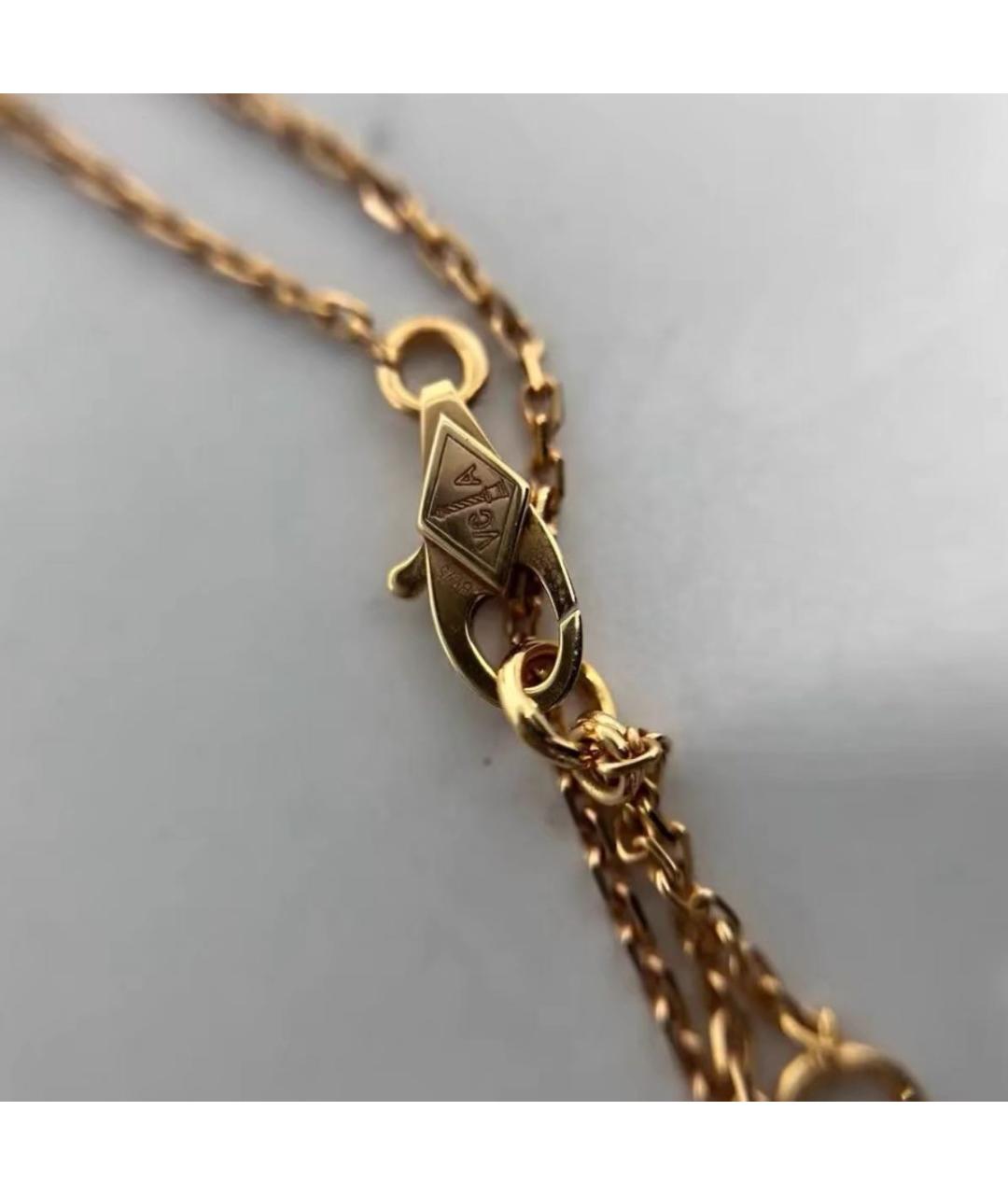 VAN CLEEF & ARPELS Бордовая подвеска, фото 3