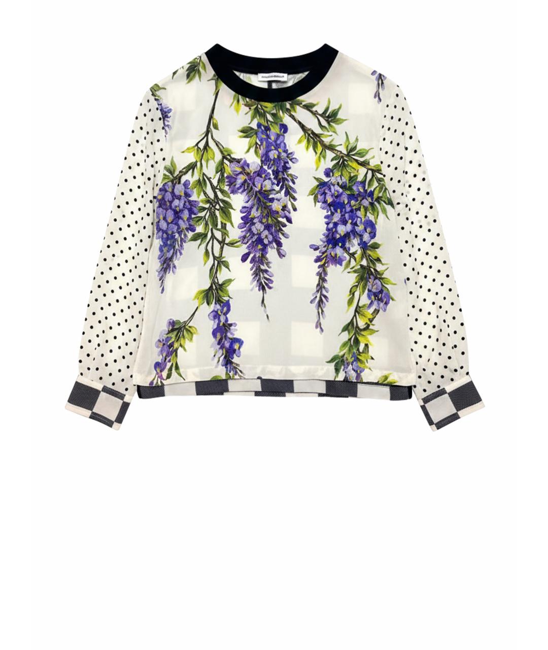 DOLCE & GABBANA KIDS Мульти шелковая рубашка/блузка, фото 1