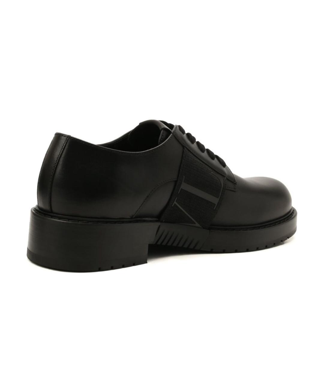 VALENTINO Черные кожаные туфли, фото 2