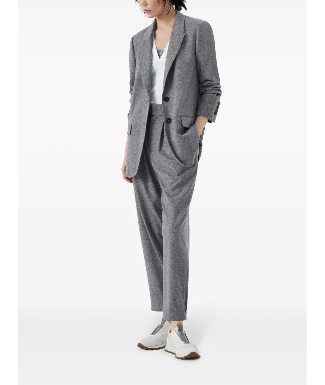 BRUNELLO CUCINELLI Белая хлопковая футболка, фото 2