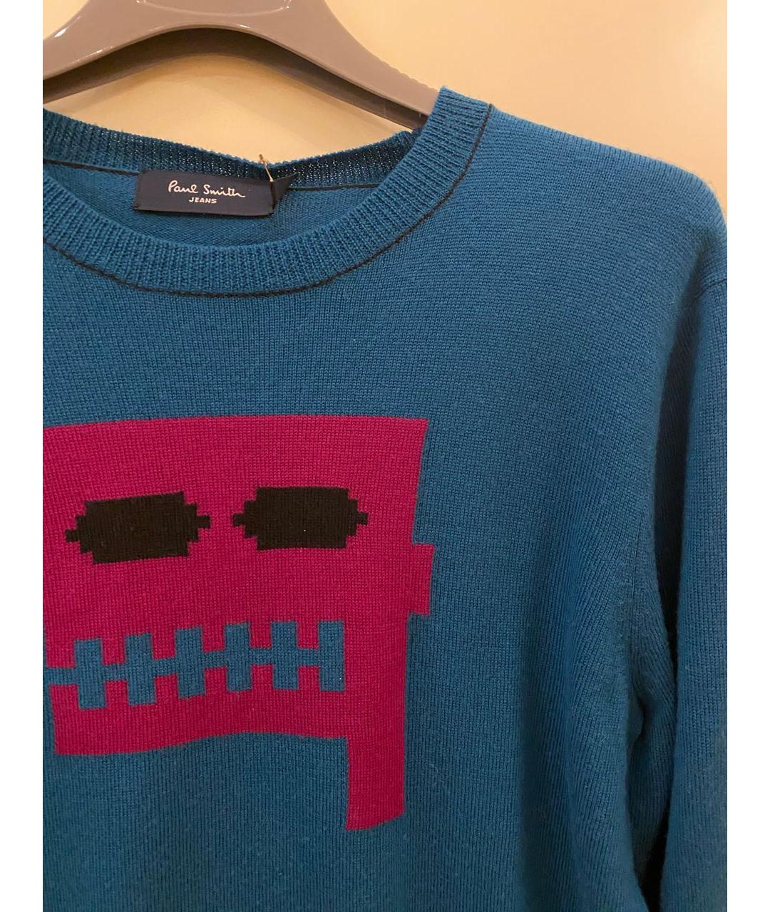 PAUL SMITH Зеленый шерстяной джемпер / свитер, фото 2