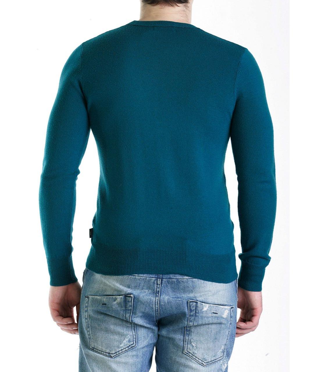 PAUL SMITH Зеленый шерстяной джемпер / свитер, фото 6