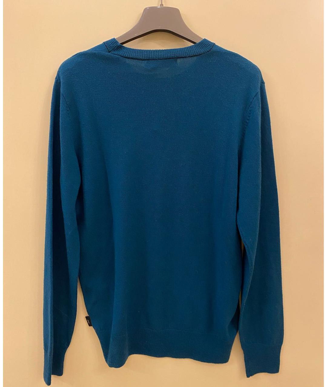 PAUL SMITH Зеленый шерстяной джемпер / свитер, фото 3