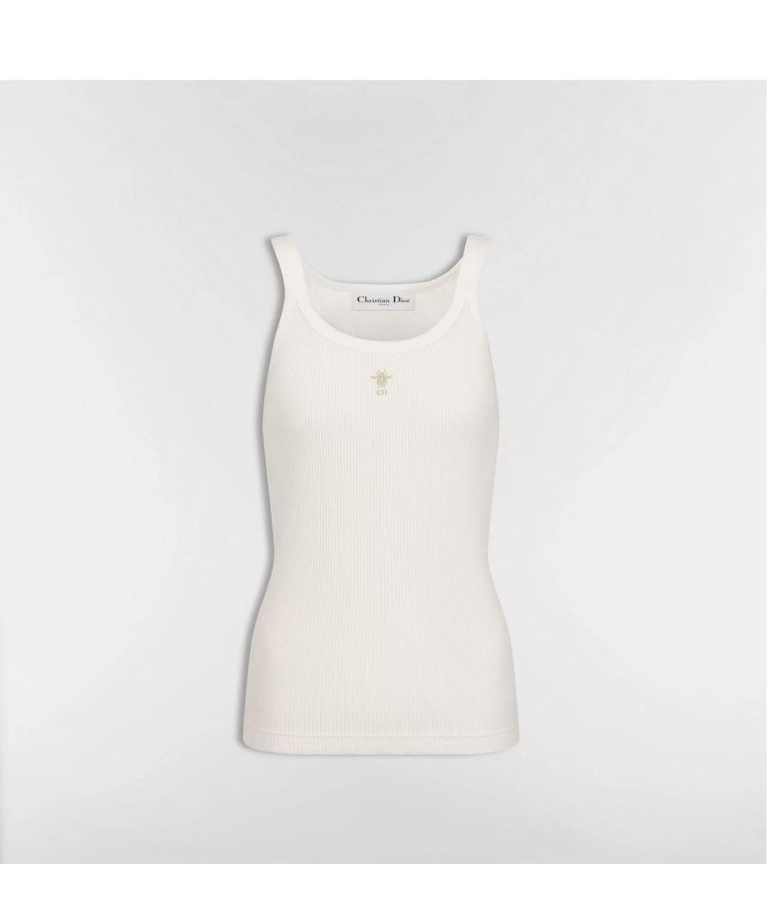 CHRISTIAN DIOR Хлопковая майка, фото 1