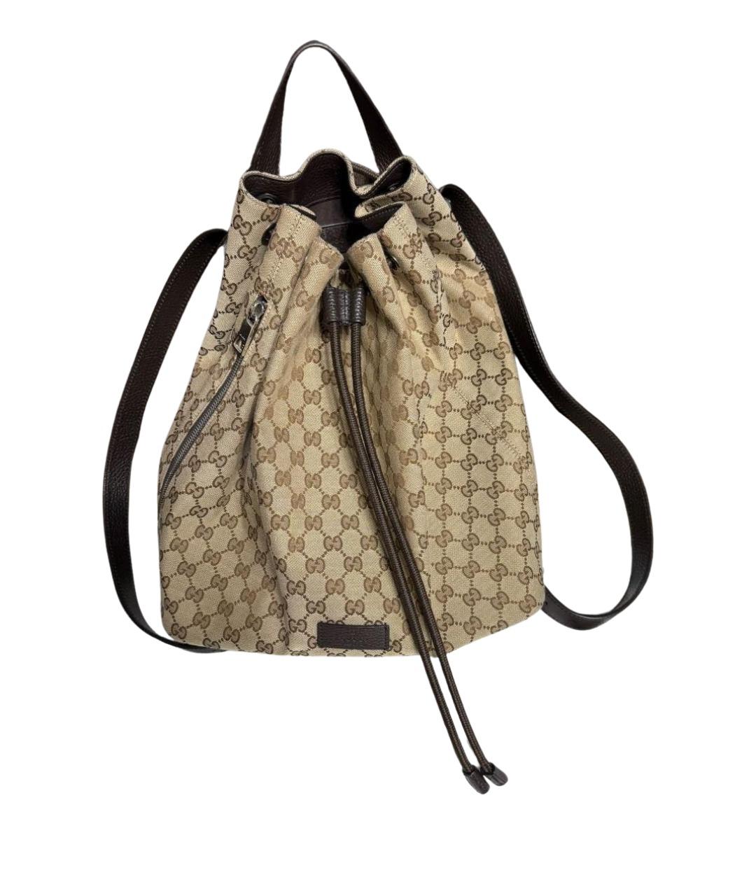 GUCCI Бежевый рюкзак, фото 1