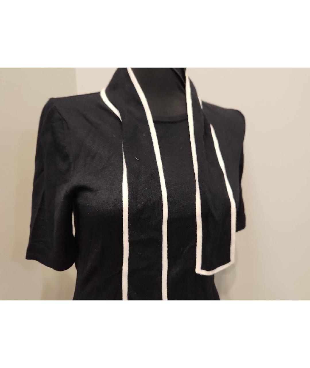 ESCADA Черный шерстяной джемпер / свитер, фото 5